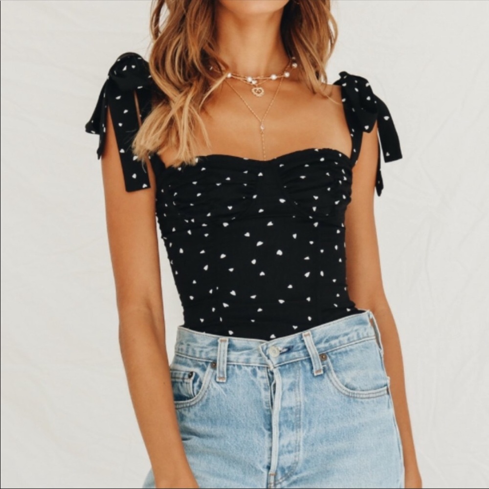 NWT Verge Girl Sweet Salvation Tie Top
